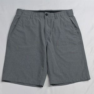 Hurley 32‎ x 10" Gray Flex Tech Hybrid Shorts